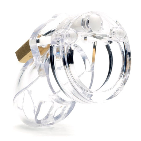 Mr Stubb 1.75" Chastity Cock Cage Kit - Pink - Clear