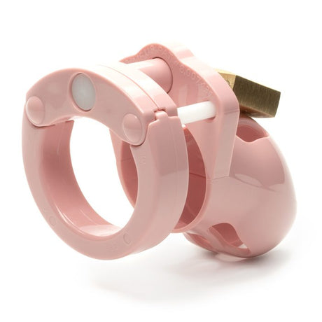 Mr Stubb 1.75" Chastity Cock Cage Kit - Pink - Clear
