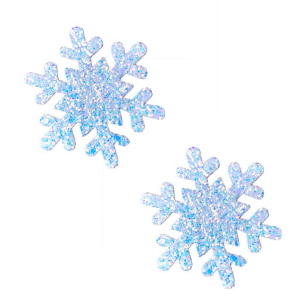 Sparkle Glitter Snowflake Nipple Cover Pasties