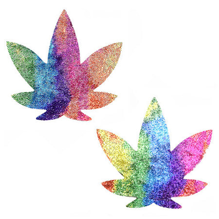 Weed Leaf Plur Fur Velvet Pasty