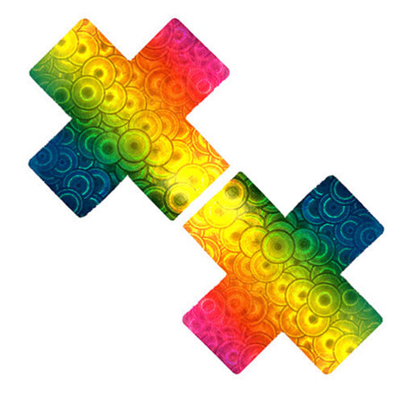 Rainbow X Factor Trippy Kaleidoscope Pasty
