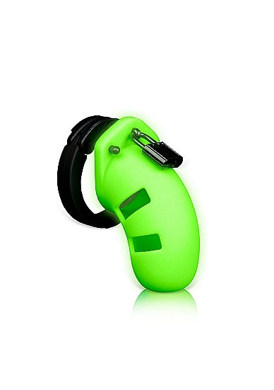 Ouch! Model 20 Glow In The Dark Chastity Cock Cage 3.5"