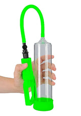 Ouch! Glow in the Dark Comfort Beginner Penis Pump Neon Green