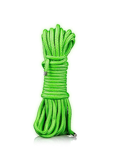 Ouch! Glow in the Dark Rope 10m 33 ft. Neon Green