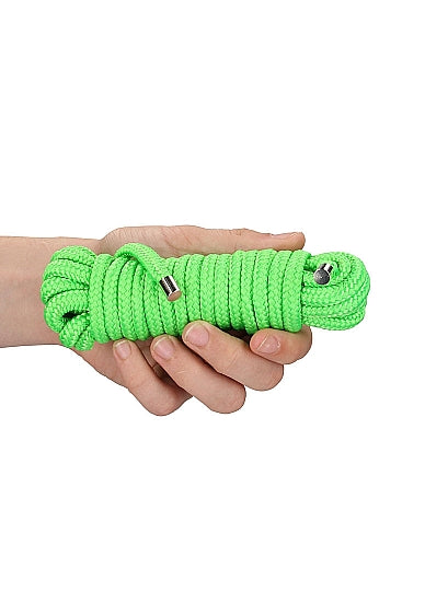 Ouch! Glow in the Dark Rope 10m 33 ft. Neon Green
