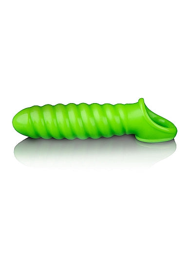 Ouch! Glow in the Dark Silicone Cock Ring Set Neon Green – Tazzle