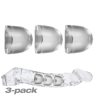 OxBalls ADJUSTFIT Inserts 3-Pack Clear