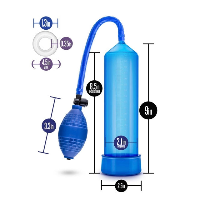 Performance Enhancement Penis Pump Blue VX101