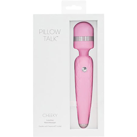 Pillow Talk Cheeky Wand Vibrator - Teal - Pink