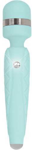 Pillow Talk Cheeky Wand Vibrator - Teal - Pink