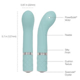 Pillow Talk Racy G-Spot Vibrator - Teal - Pink