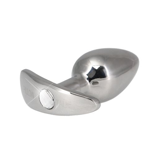Pillow Talk Sneaky Stainless Steel Butt Plug With Swarovski Crystal