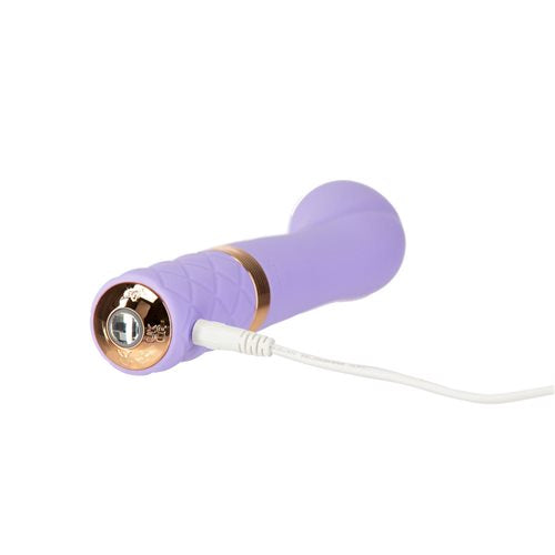 Pillow Talk Special Edition Purple Racy Mini Massager With Swarovski Crystal