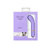 Pillow Talk Special Edition Racy Purple Mini Massager With Swarovski Crystal