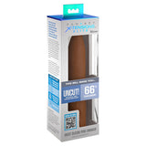 X-tensions Elite 7 in. Uncut Silicone Penis Extender- Light - Tan - Brown