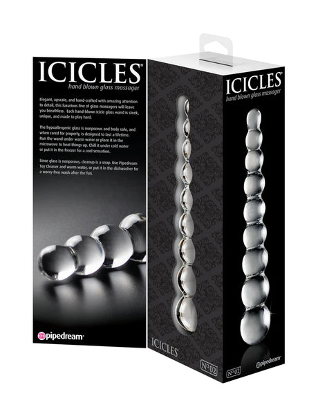 Icicles No. 2 Beaded Glass Plug