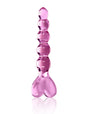 Icicles No. 43 Curved Beaded Glass With Heart 8 inch