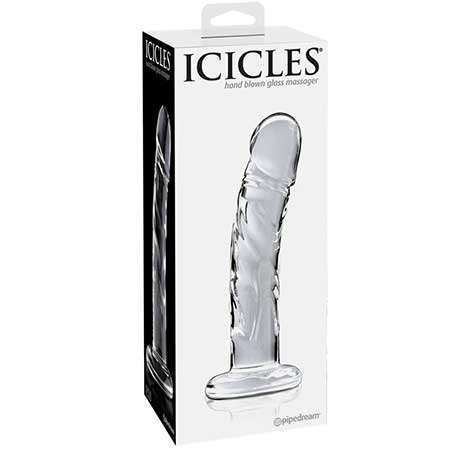 Icicles No 62 Glass G-Spot Massager Dildo