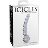 Icicles No. 66 Curved Beaded Glass 4.75 inch