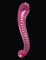 Icicles No. 69 Curved Dual-Ended Glass Dildo Pink