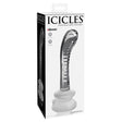 Icicles No. 88 Glass G-Spot/P-Spot Massager With Suction Cup