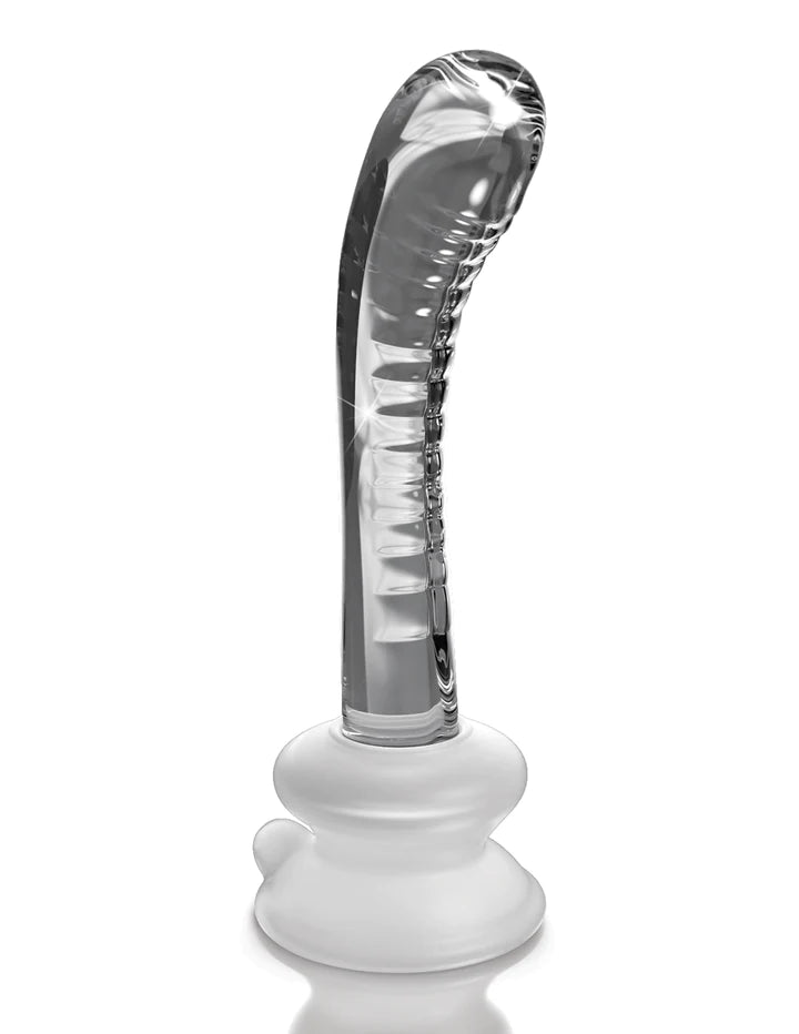 Icicles No. 88 Glass G-Spot/P-Spot Massager With Suction Cup