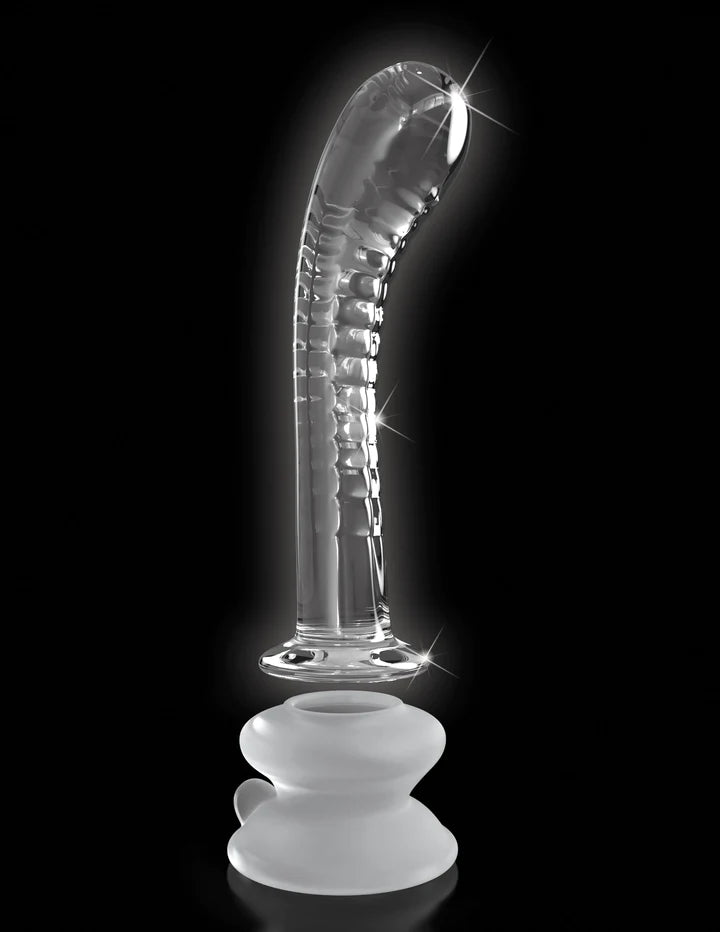 Icicles No. 88 Glass G-Spot/P-Spot Massager With Suction Cup