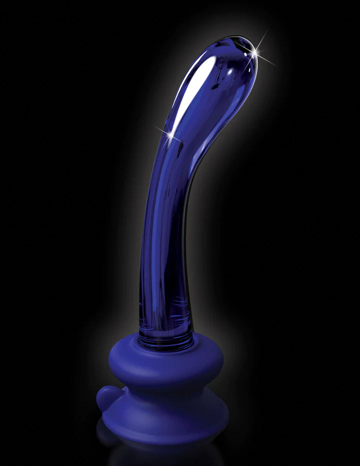 Icicles No. 89 Glass G-Spot/P-Spot Massager With Suction Cup