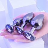 Playboy Pleasure 3 Ways 3-Piece Metal Anal Plug Set