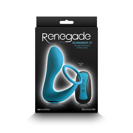 Renegade Slingshot II Teal and prostate stimulator