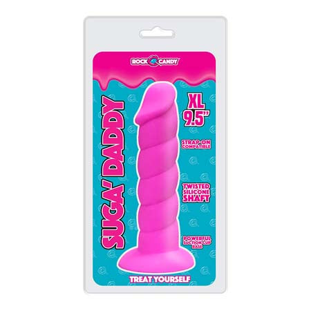 RockCandy Suga-Daddy 9.5 in Silicone Dong