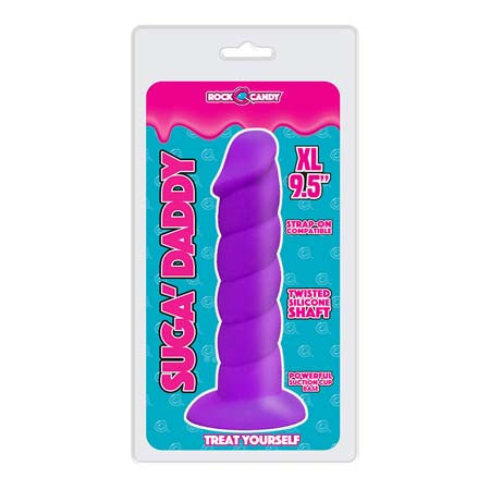 RockCandy Suga-Daddy 9.5 in Silicone Dong