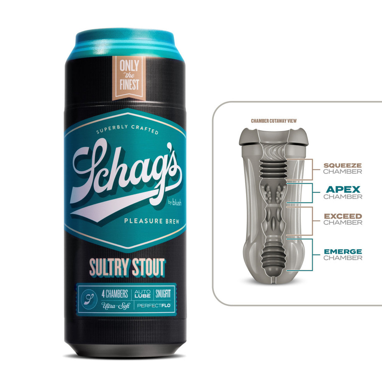 Schag's Sultry Stout Frosted Discrete Stroker