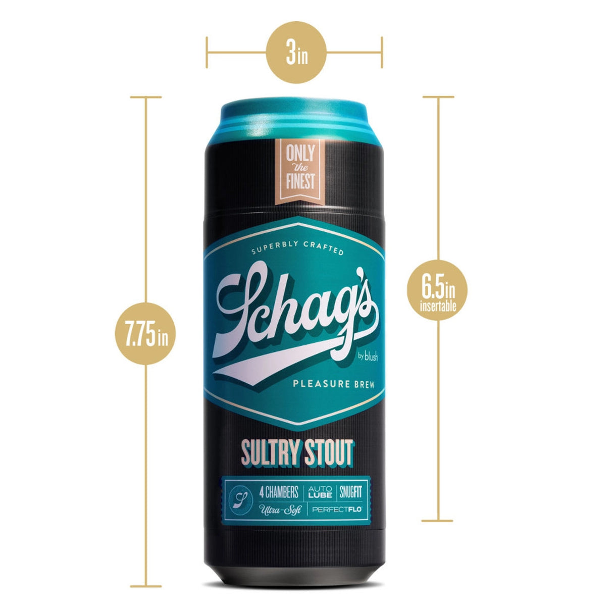 Schag's Sultry Stout Frosted Discrete Stroker