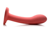 Simply Sweet G-Spot 7 in. Silicone Dildo Pink