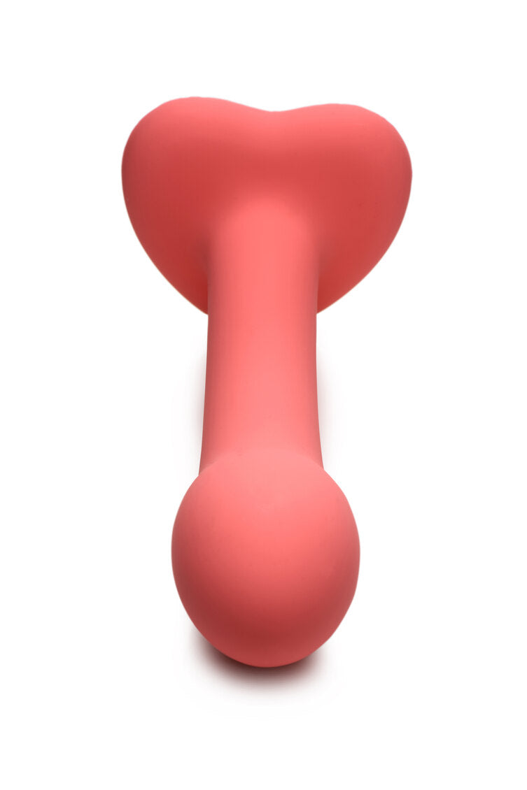 Simply Sweet G-Spot 7 in. Silicone Dildo Pink