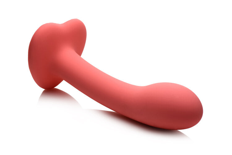 Simply Sweet G-Spot 7 in. Silicone Dildo Pink