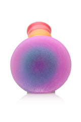 Simply Sweet Swirl 6.5 in. Silicone Rainbow Dildo