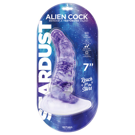 Stardust Alien Cock Silicone Dildo 7in