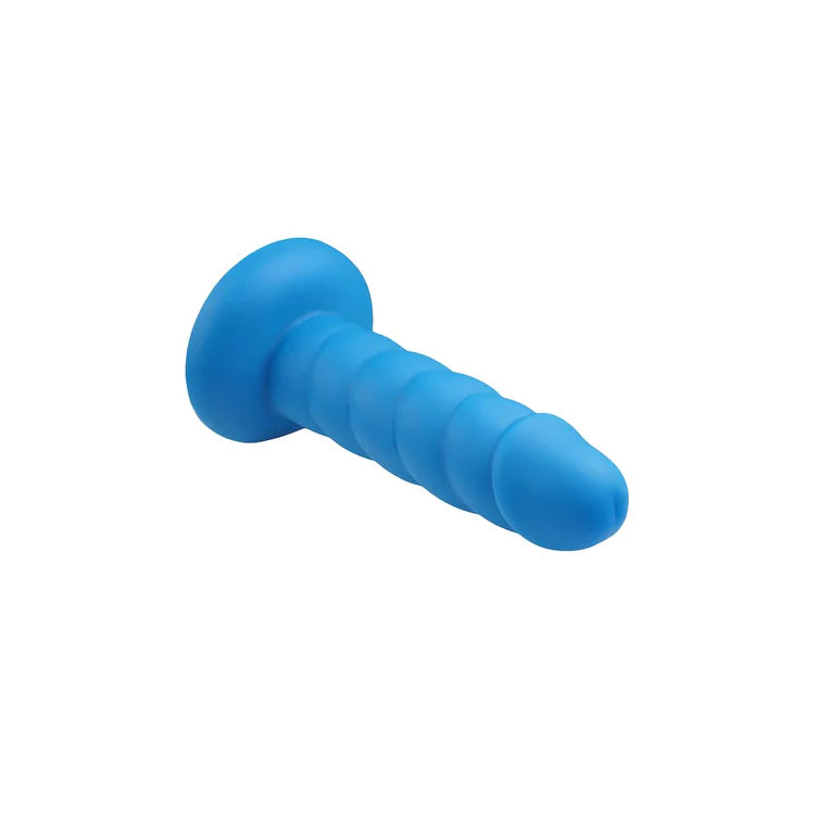 RockCandy Suga-Daddy 5.5in Silicone Dong - Blue - Pink