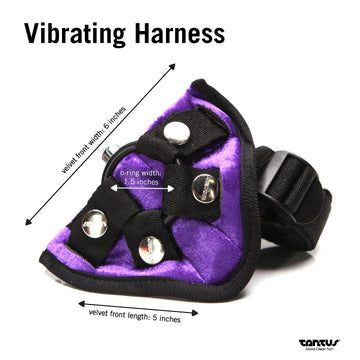 Tantus Sport Harness Kit Vibrating  - Midnight Purple