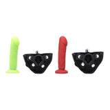 Tantus Vamp Strap-On Harness Kit - Lime - Crimson