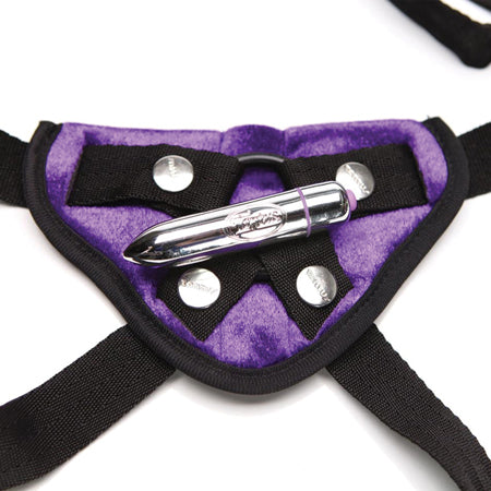 Tantus Vibrating Velvet Harness