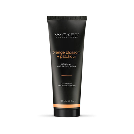 Wicked Orange Blossom + Patchouli Sensual Massage Cream 4oz