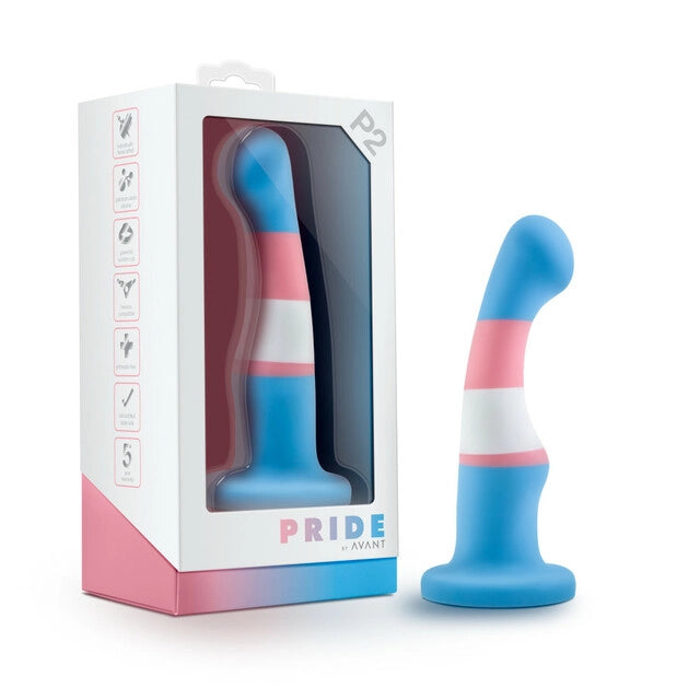 Avant Pride 2 - True Blue G-Spot/Prostate Dildo