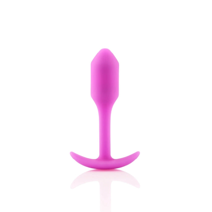 b-Vibe Snug Plug 1 Butt Plug - All Colors fuchsia, black, violet, mint