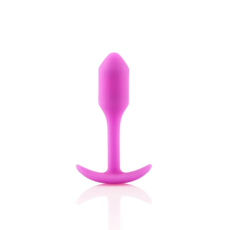 b-Vibe Snug Plug 1 Butt Plug - All Colors fuchsia, black, violet, mint