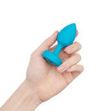 b-Vibe Vibrating Jewels Butt Plug  - Remote Control - Rechargeable  (S/M)