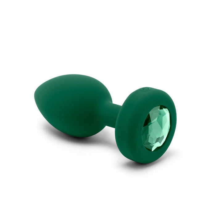 b-Vibe Vibrating Jewels Butt Plug  - Remote Control -   (M/L)