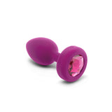 b-Vibe Vibrating Jewels Butt Plug  - Remote Control - Rechargeable  (S/M)